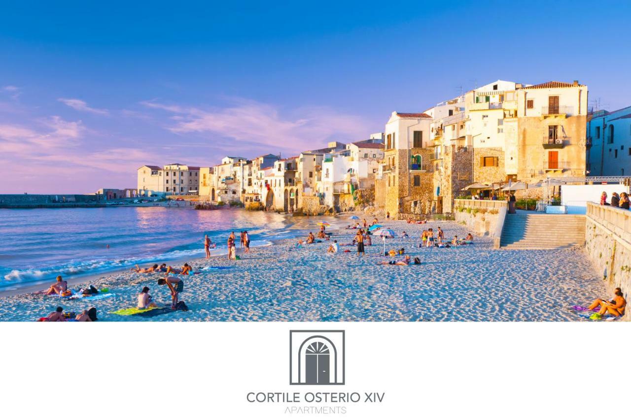 Апартаменты Cortile Osterio XIV Чефалу Экстерьер фото