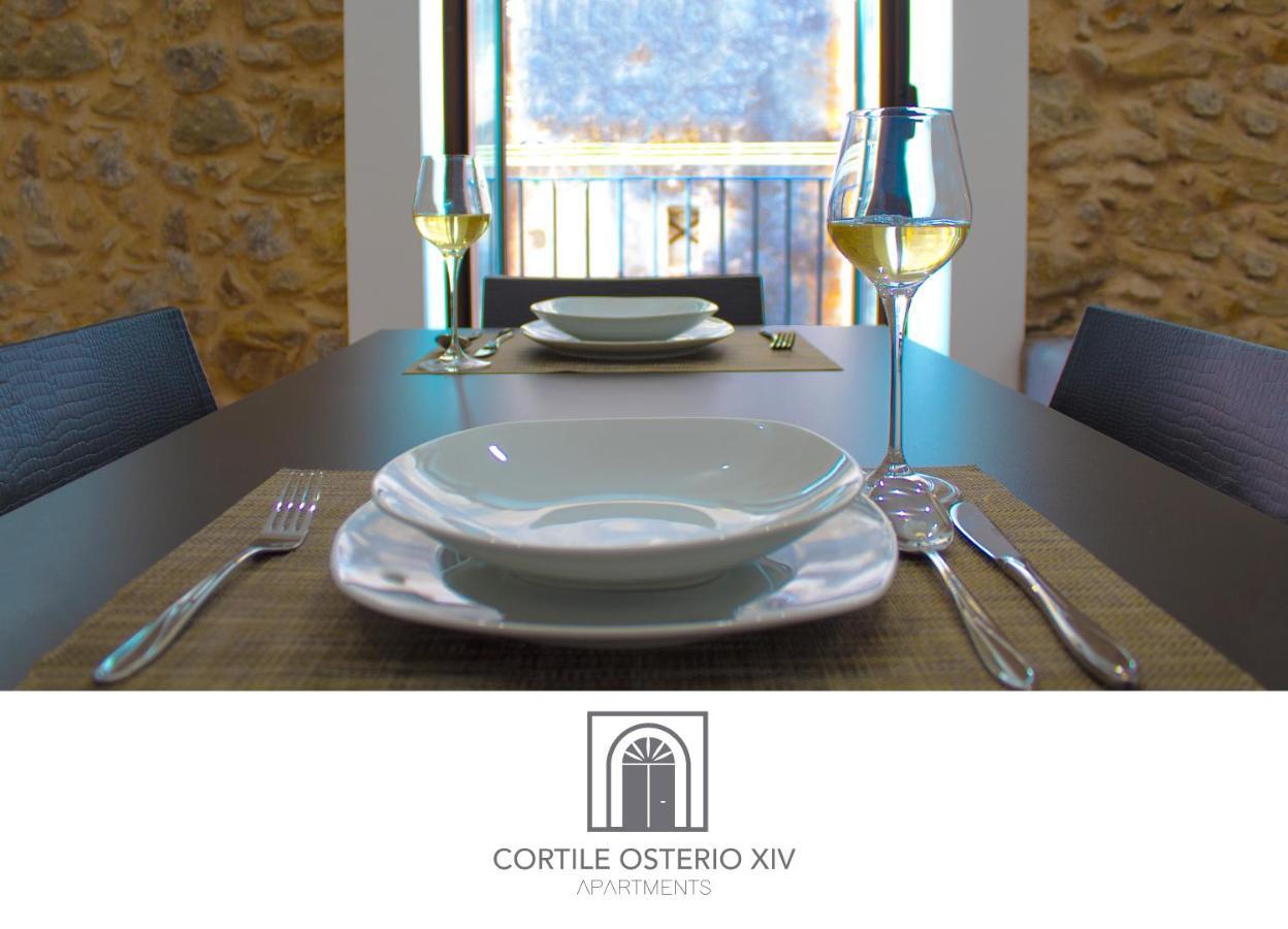Апартаменты Cortile Osterio XIV Чефалу Экстерьер фото